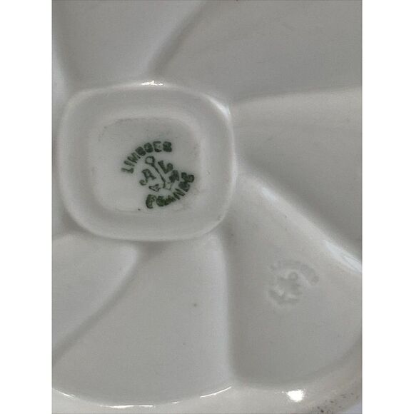 Antique A Lanternier Limoges France Hand Painted Lidded Biscuit Jar Tea Caddy 7" - Picture 12 of 12